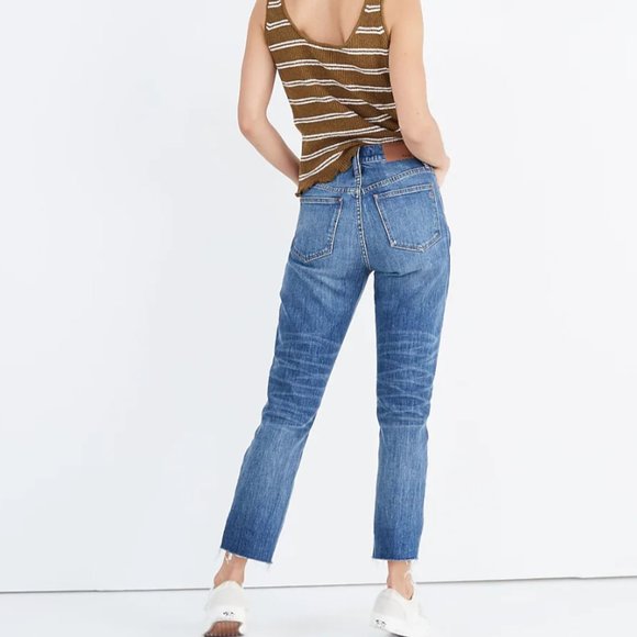 Madewell The High-Rise Slim Boyjean in Dover Wash - Picture 2 of 11